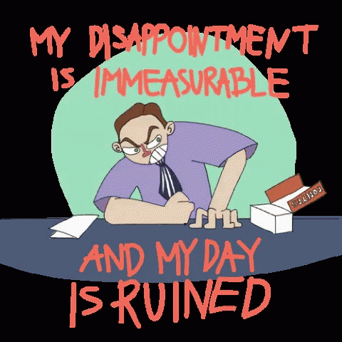 Disappointment Report Of The Week GIF