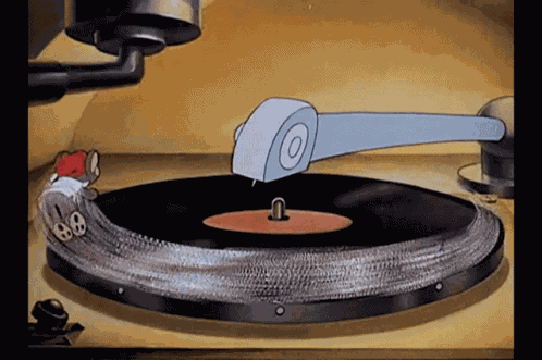Discos Record Player GIF