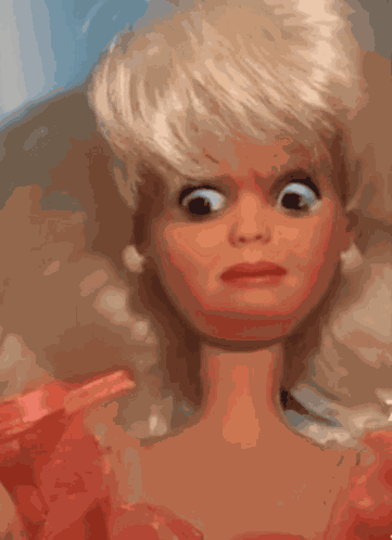 Disgusted Barbie GIF