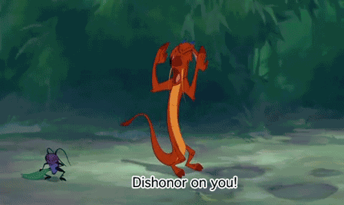 Dishonor GIF
