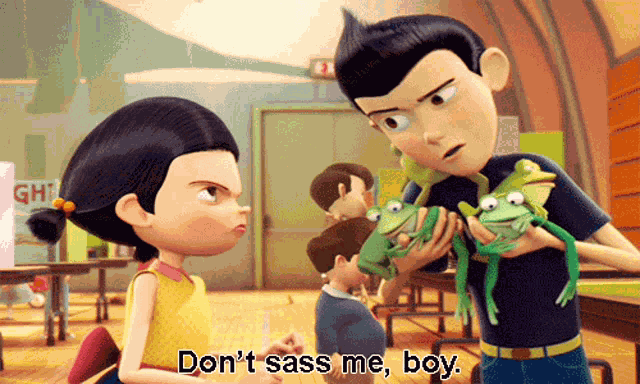 Disney Dont Sass Me Boy GIF