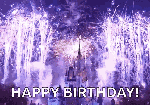 Disney Land Fireworks GIF