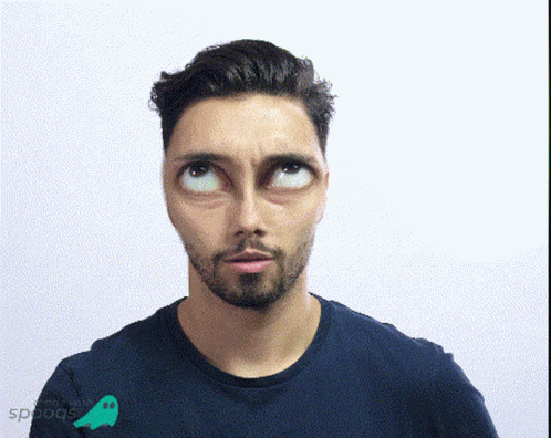 Distorted Face GIF