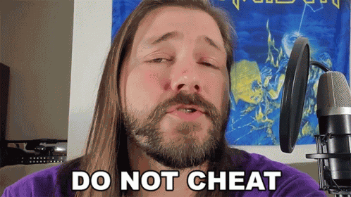 Do Not Cheat Michael Kupris GIF