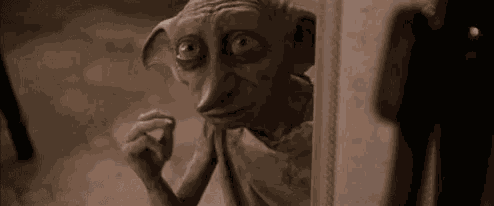 Dobby Teleports Harry Potter GIF