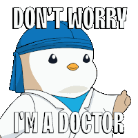 Doctor Penguin Sticker
