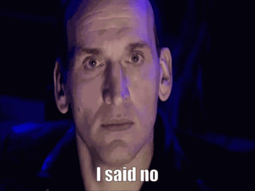 Doctor Who I Said No GIF