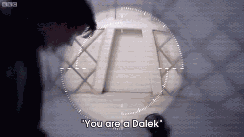 Doctor Who: The Doctor Tells That Clara Oswald She Is Actually A Dalek GIF
