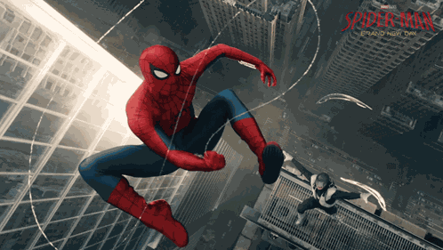 Dodging Spider-man GIF