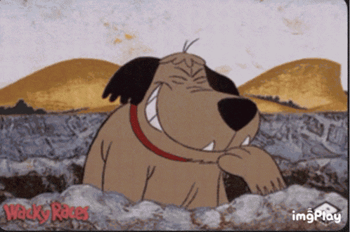 Dog Laughing Wakcy Races GIF