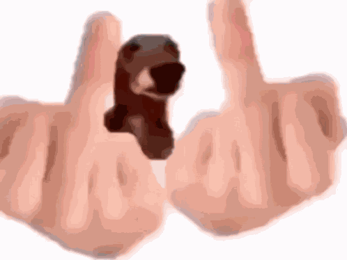 Dog Middle Finger GIF