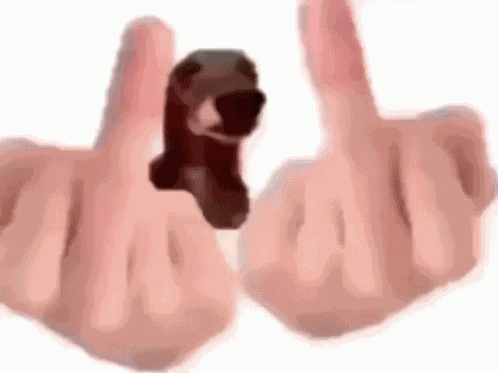 Dog Middle Finger GIF