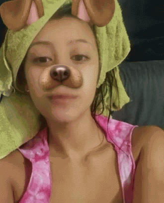 Dog Snapchat GIF