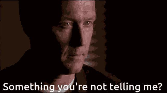 Doggett X Files Wondering Suspicious GIF