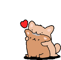 Dogs Love Sticker