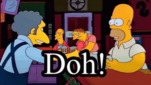 Doh Homer Simpson GIF
