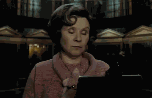 Dolores Jane Umbridge Harry Potter GIF