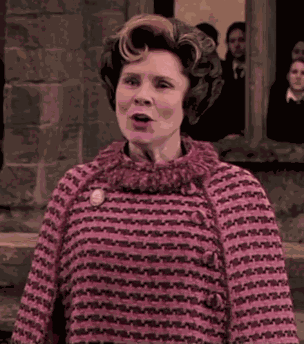 Dolores Jane Umbridge Harry Potter GIF
