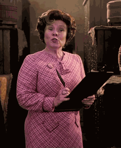 Dolores Jane Umbridge Harry Potter GIF