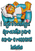 Domingo Garfield Sticker