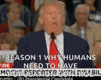 Donal Trump Mocking Disabled GIF
