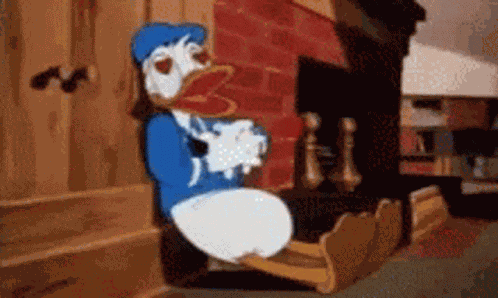 Donald Duck In Love GIF