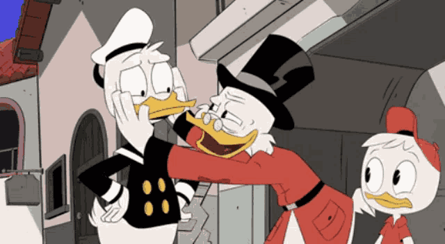 Donald Duck Scrooge Mcduck GIF