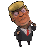 Donald Trump Dance Trump Dancing Sticker