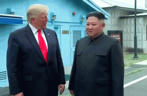 Donald Trump Kim Jong Un GIF