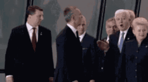 Donald Trump Pushed Aside GIF