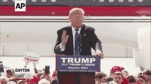 Donald Trump Scared GIF
