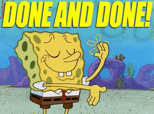 Done And Done GIF