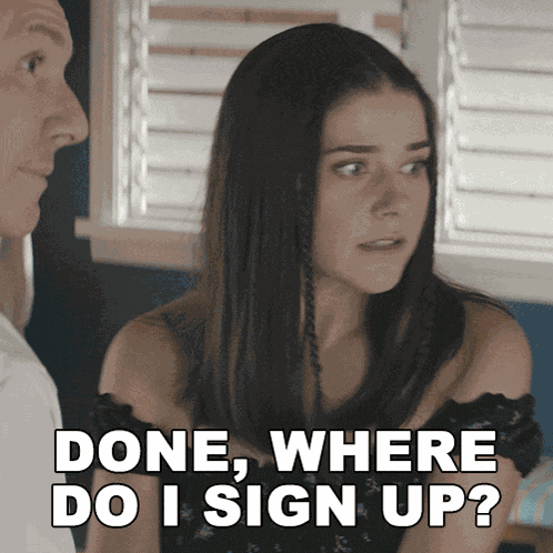 Done Where Do I Sign Up Debra Morgan GIF