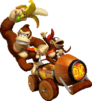 Donkey Kong Diddy Kong Sticker