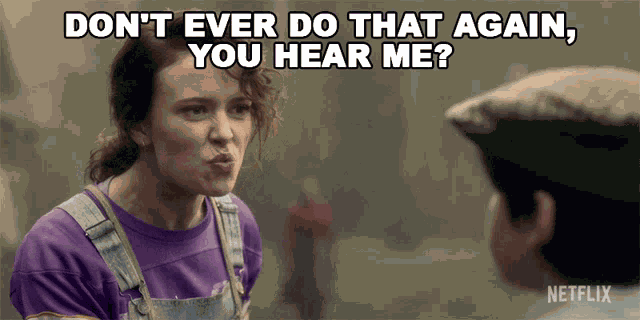 Dont Ever Do That Again Jamie GIF