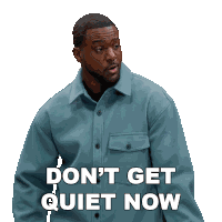 Dont Get Quiet Now Calvin Payne Sticker