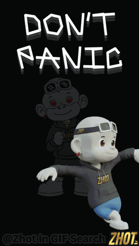 Don’t Panic Stay Calm GIF