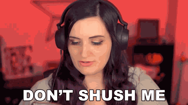 Dont Shush Me Lauren Weber GIF