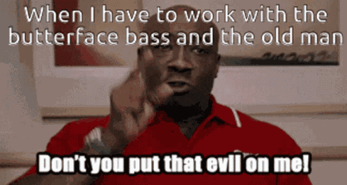 Dont You Put That Evil On Me Pointing GIF