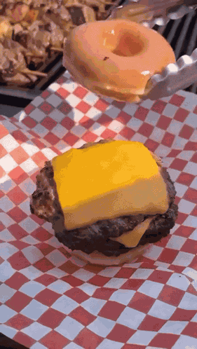 Donut Burger Junk Food GIF