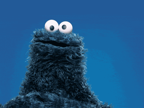 Down There Cookie Monster GIF
