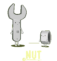 Downsign Nut Sticker