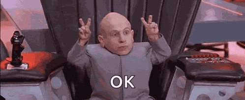 Dr Evil Sarcasm GIF