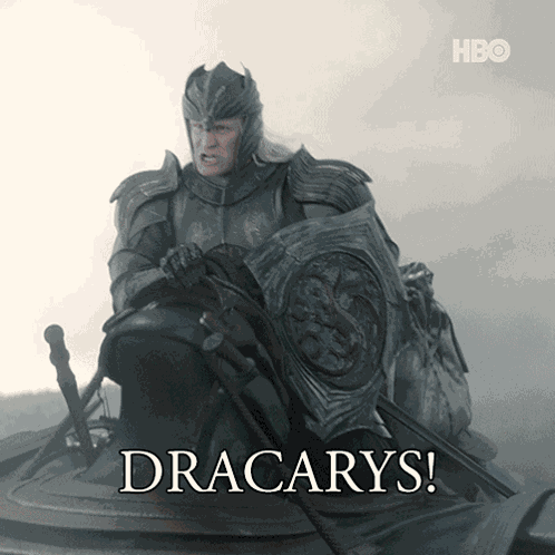 Dracarys Prince Daemon Targaryen GIF