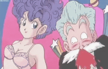 Dragon Ball Nose Bleed GIF