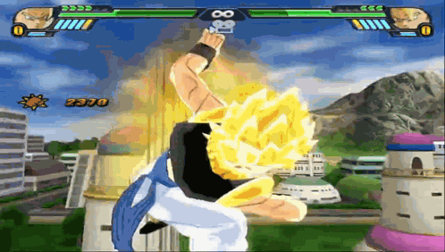 Dragon Ball Z Budokai Tenkaichi Teleport GIF