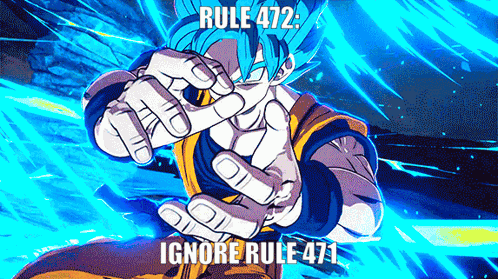 Dragon Ball Z Rules GIF