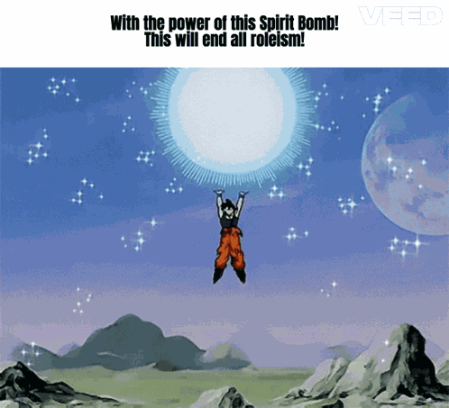 Dragon Ball Z Spirit Bomb GIF