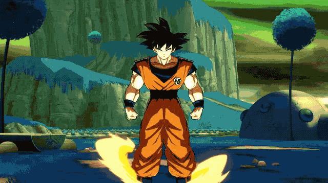 Dragon Ball Z Super Saiyan Goku GIF