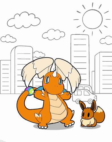 Dragonite Pokémon GIF